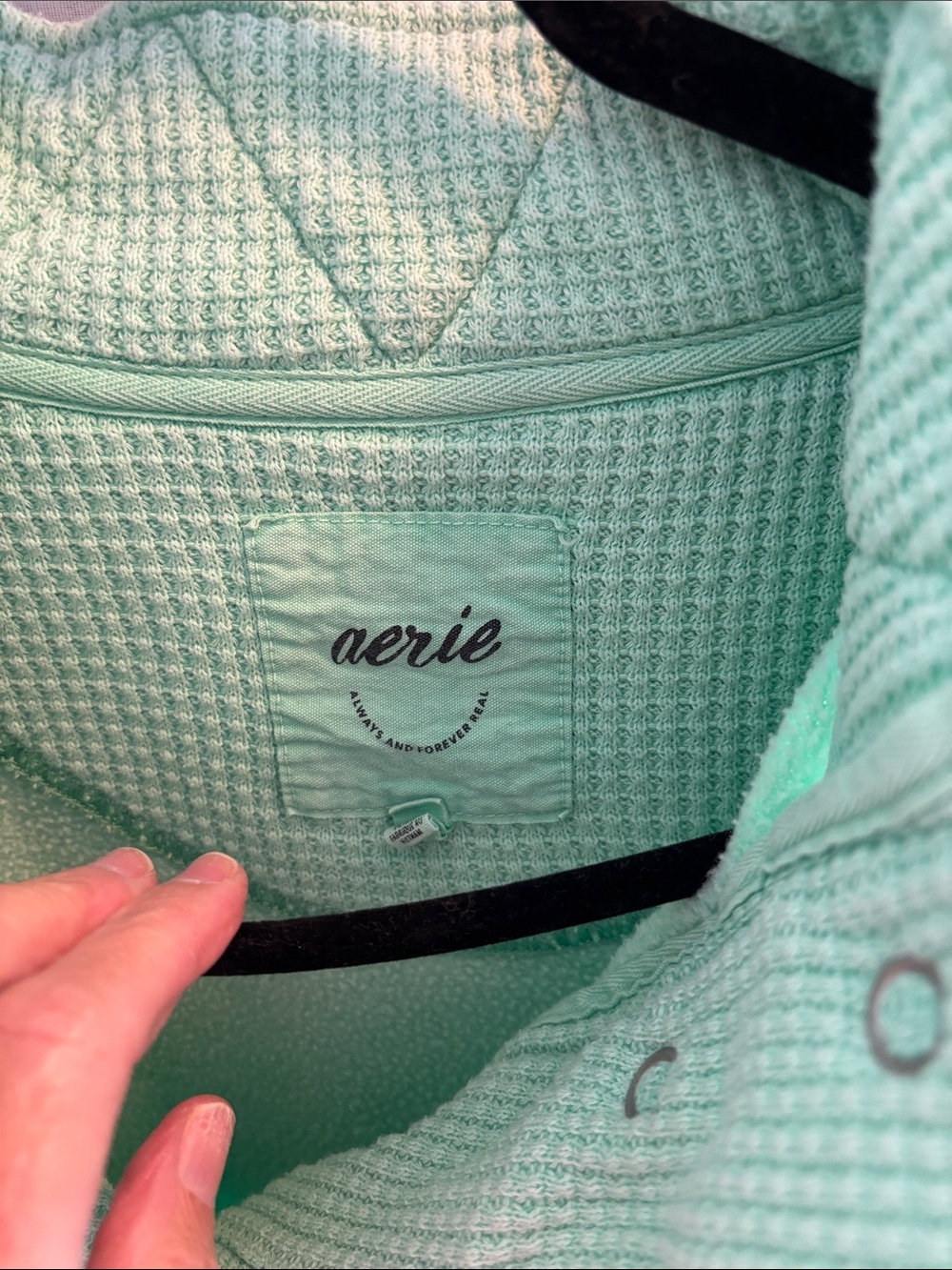 Aerie snap neck pullover - Picture 2 of 2